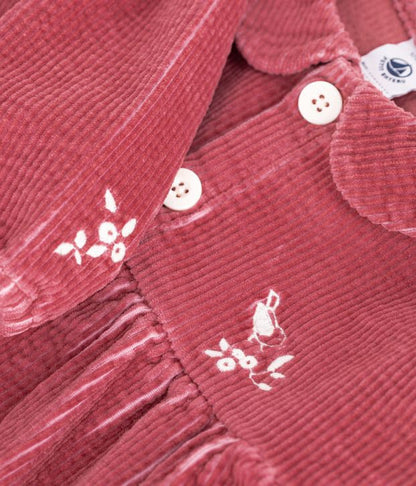 Robe en velours - manches longues