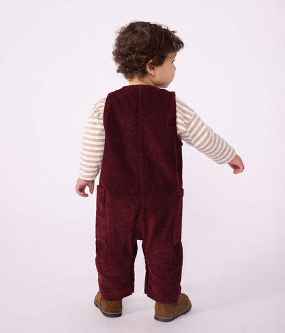 Combinaison longue en velours
