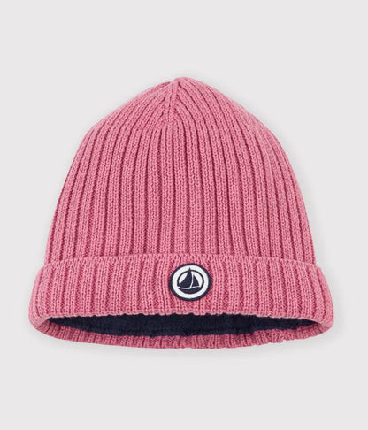 Bonnet en coton doublure polaire