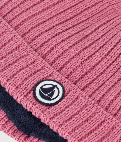 Bonnet en coton doublure polaire