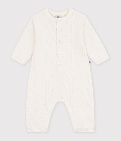 Combinaison bébé en tricot