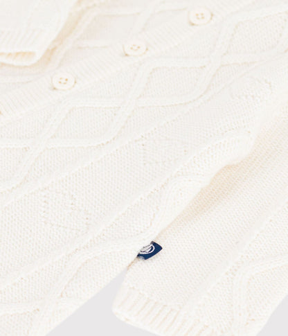 Combinaison bébé en tricot