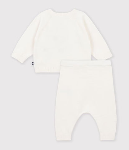 Ensemble 2 pièces en coton et cachemire