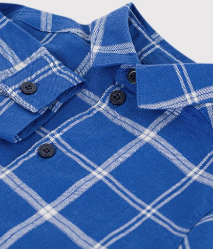 Chemise manches longues en flanelle