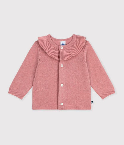 Cardigan laine et coton