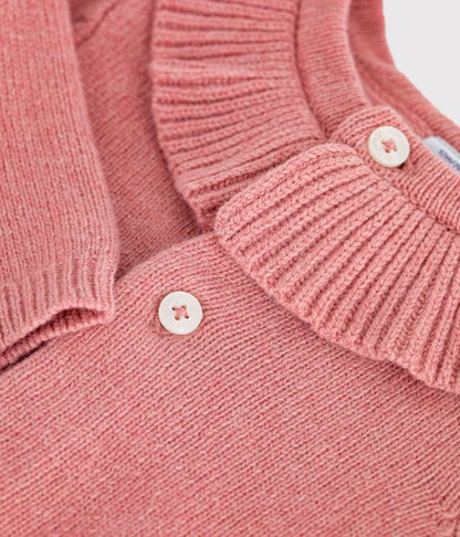 Cardigan laine et coton