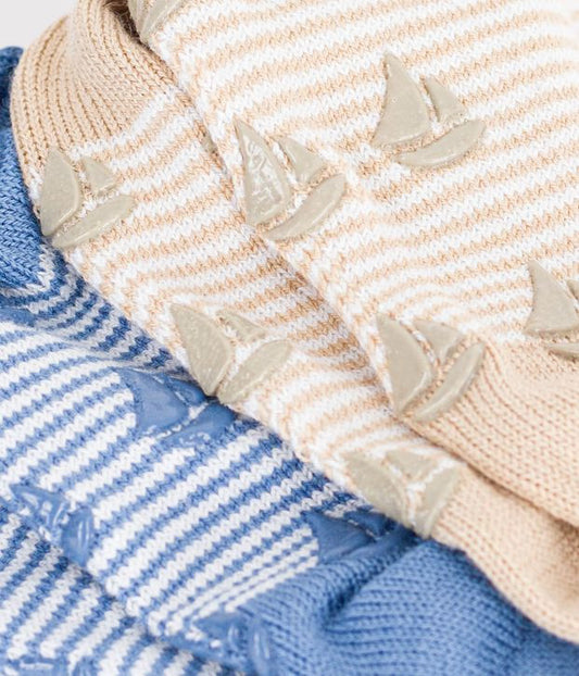 Lot de 2 paires de chaussettes antidérapantes