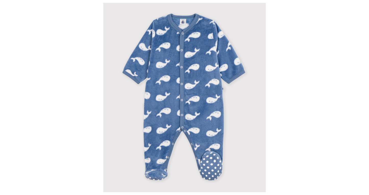 Surpyjama hiver bébé en polaire