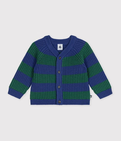 Cardigan laine et coton
