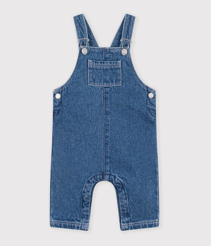 Salopette bébé en jean jambes longues