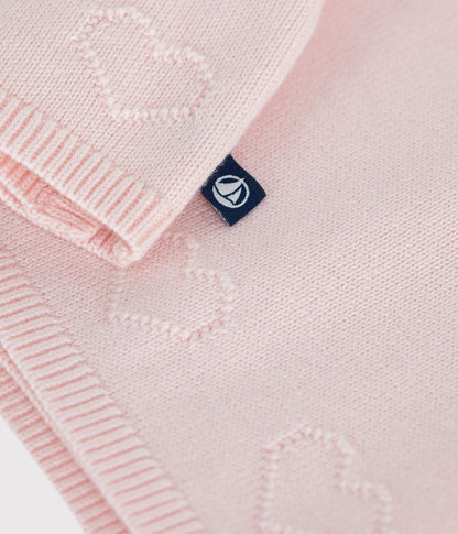 Brassière bébé cache-cœur en tricot