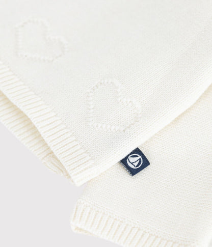 Brassière bébé cache-cœur en tricot