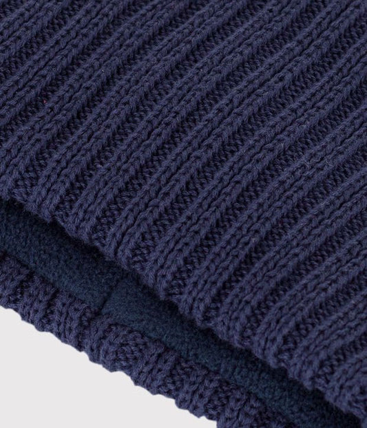 Snood en tricot doublé polaire