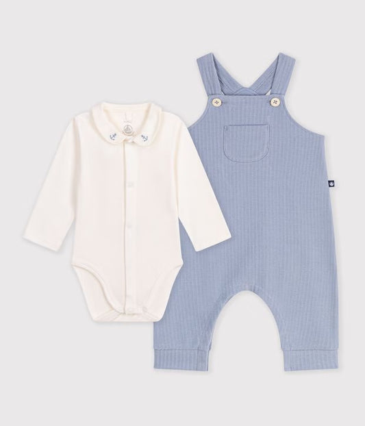 Ensemble salopette et body