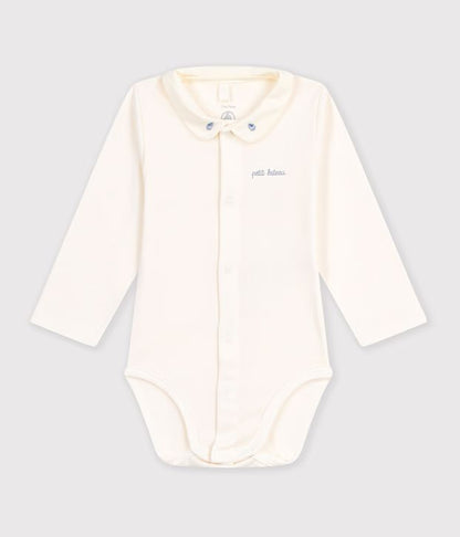 Body bébé manches longues à col