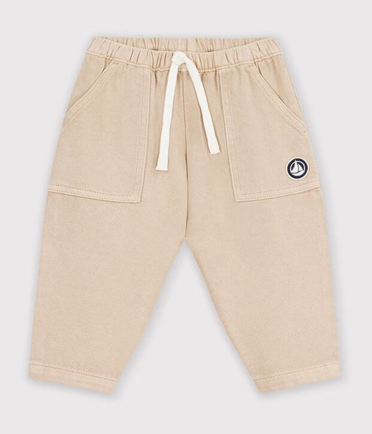 Pantalon bébé en coton style cargo