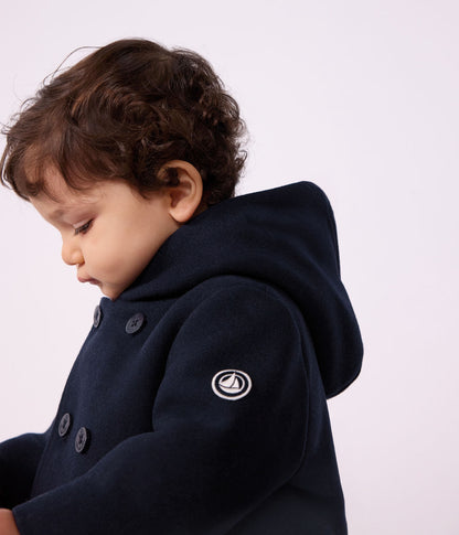Caban bébé en drap de laine