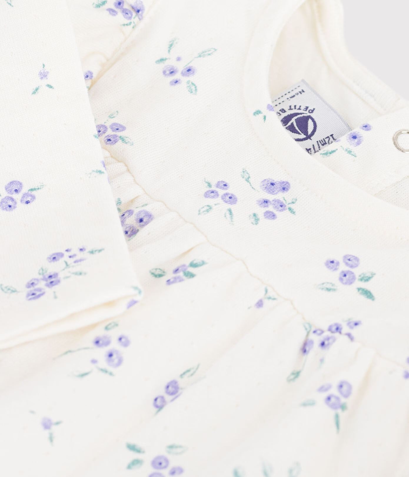 Blouse bébé en coton manches longues