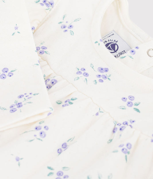 Blouse bébé en coton manches longues