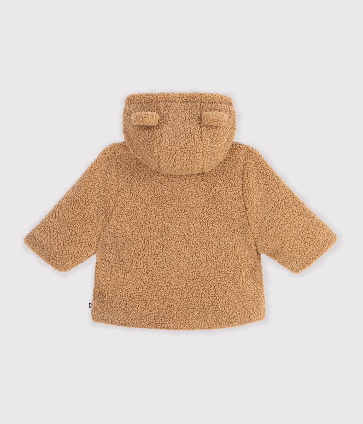 Manteau à capuche bébé en sherpa