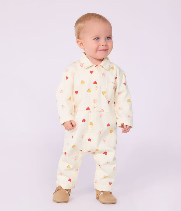 Combinaison longue en coton