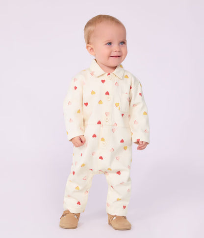 Combinaison longue en coton