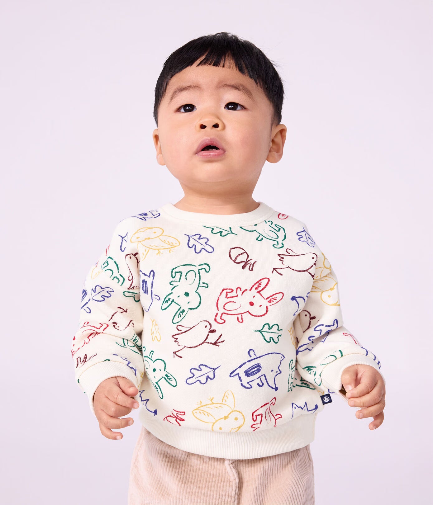 Sweatshirt bébé en coton