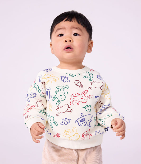 Sweatshirt bébé en coton