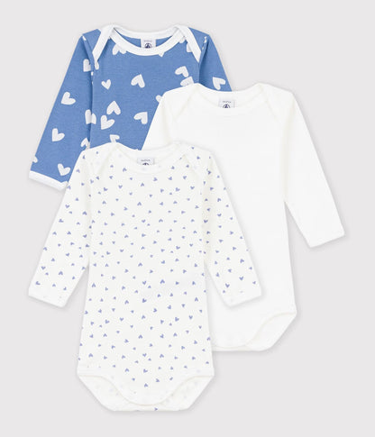 Lot de 3 bodies US manches longues