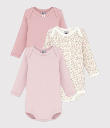Lot de 3 bodies US manches longues