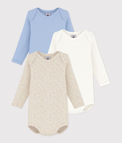 Lot de 3 bodies US manches longues