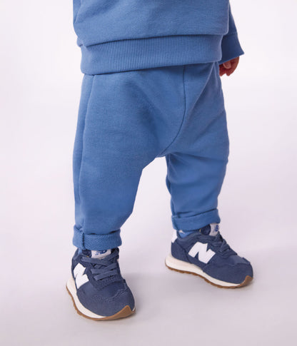 Pantalon bébé en coton uni