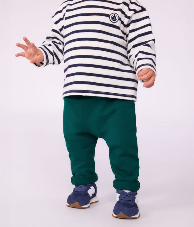 Pantalon bébé en coton uni
