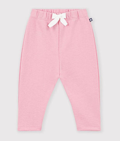 Pantalon bébé en coton uni
