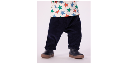 Pantalon bébé en coton uni