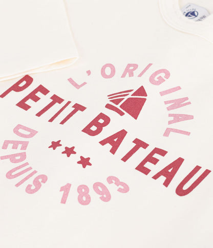 Tee-shirt bébé en coton manches longues