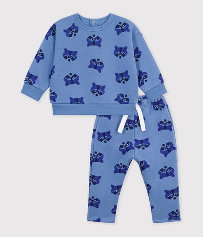 Ensemble sweatshirt et pantalon bébé en coton