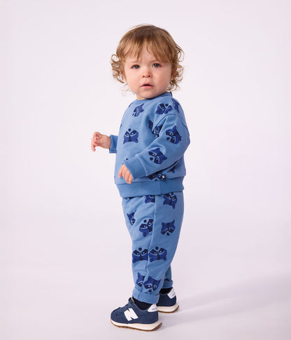 Ensemble sweatshirt et pantalon bébé en coton