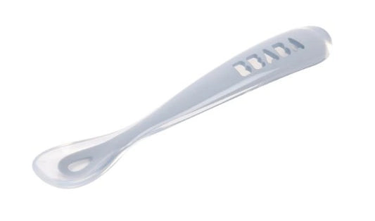 Cuillère ergonomique en silicone 1er âge