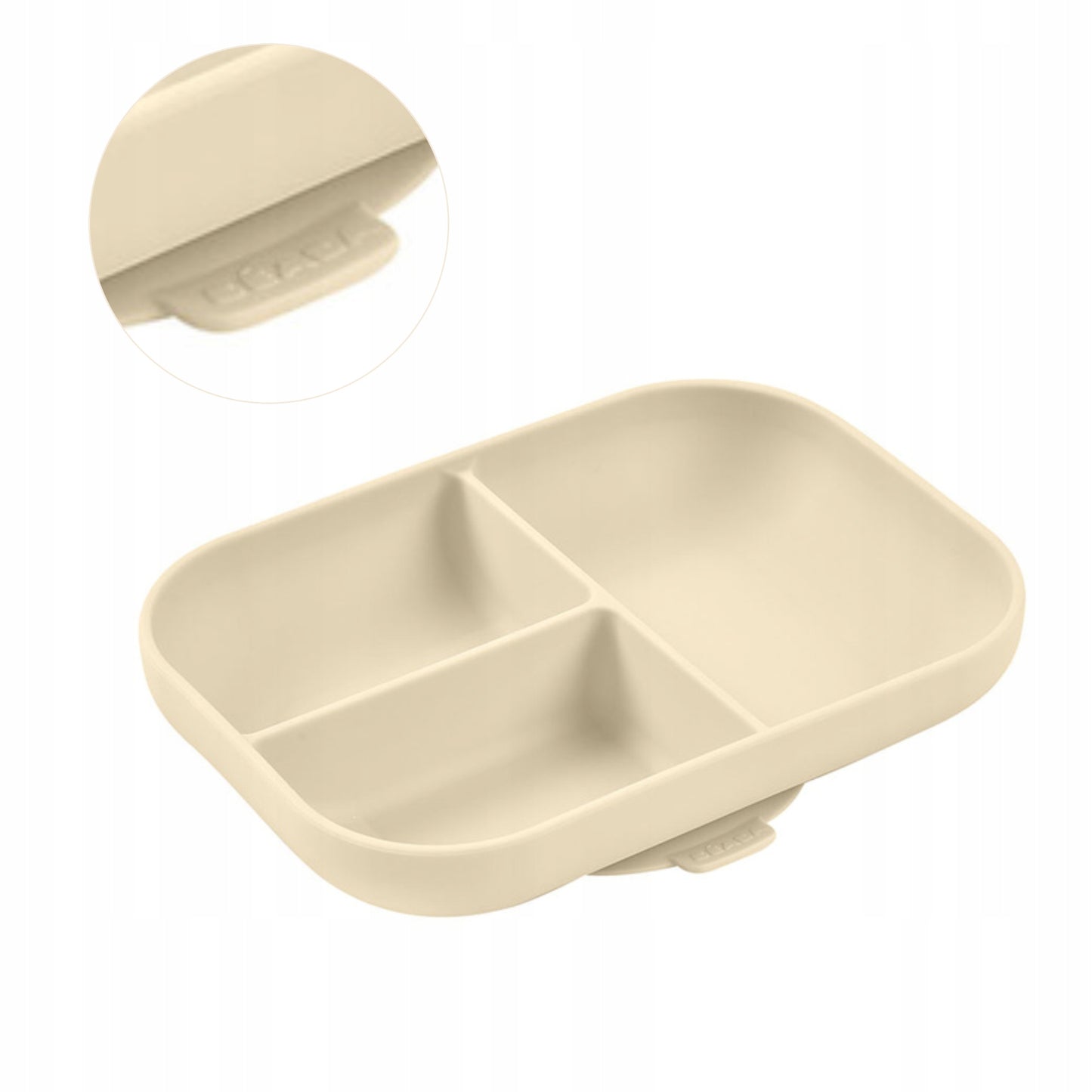 Assiette compartimentée silicone