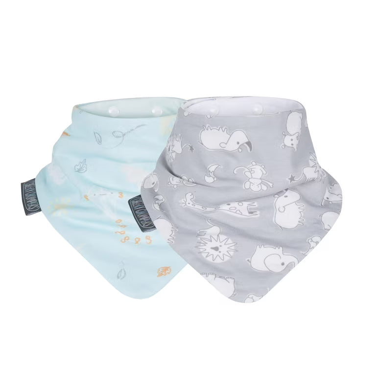 Lot 2 bavoirs bandana