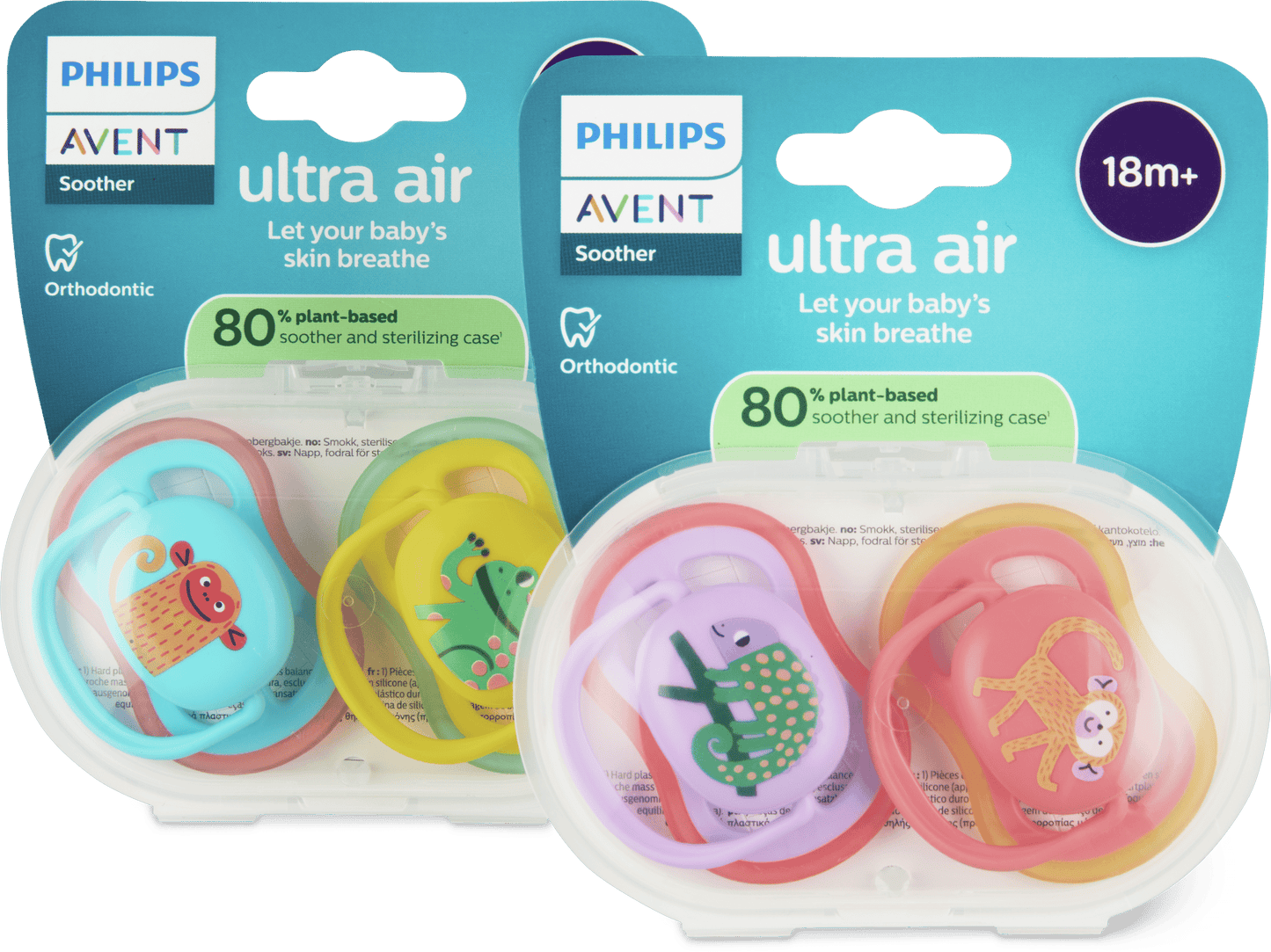 Lot de 2 sucettes Ultra Air