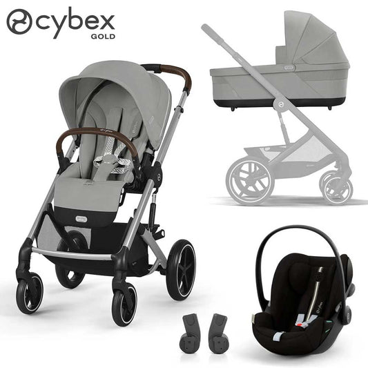 Offre Cybex Poussette et nacelle Balios S + Cloud G + adaptateurs à 799.-