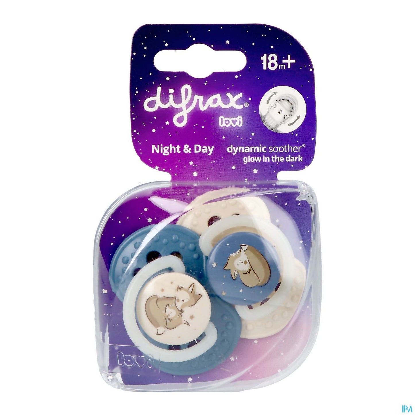 Sucette dynamic Night&Day glow