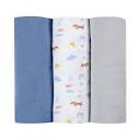 Lot de 3 langes en coton