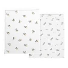 Set de 2 draps housse Bamboo  Baby Hug Chicco