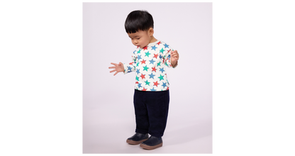 Pantalon bébé en coton uni