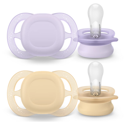 Lot de 2 sucettes ultra start couleurs