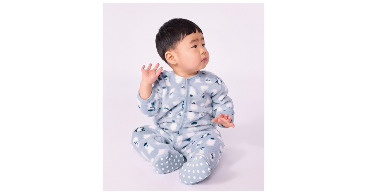 Surpyjama hiver bébé en polaire