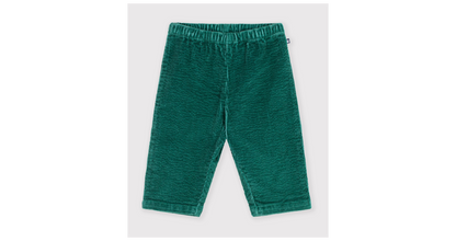 Pantalon bébé en velours uni